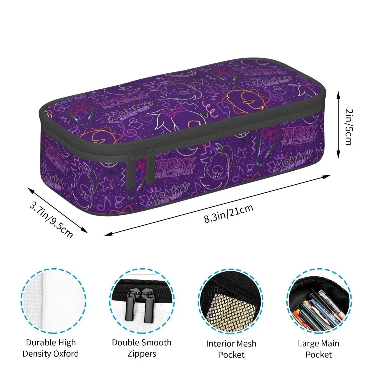 FNAF At Freddys 연필 케이스 패션 펜 박스 가방 소녀 소년 대용량 학생 학교 선물 연필 케이스