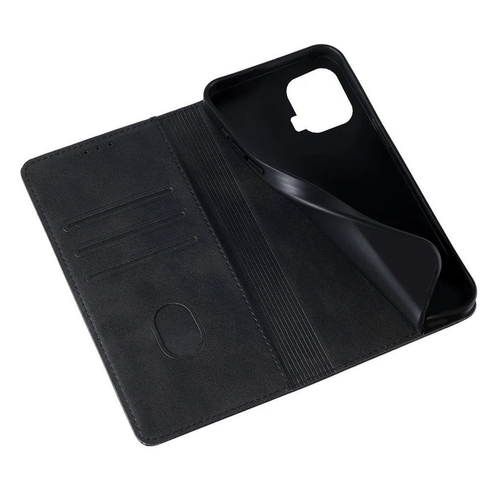 Fashion Leather Wallet Phone Case with Magnetic Flip and Card Slots
