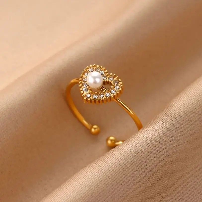 Gold Rings For Women Stainless Steel