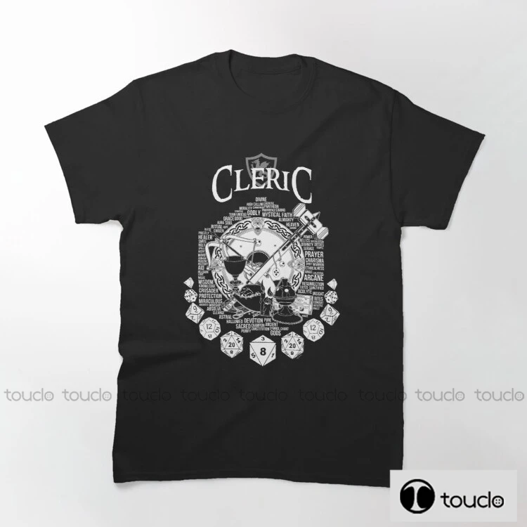 

New Rpg Class Series Cleric White Version Tshirt New Harajuku Streetwear Unisex Boyfriend Gift Men Tshirt Funny T Shirts