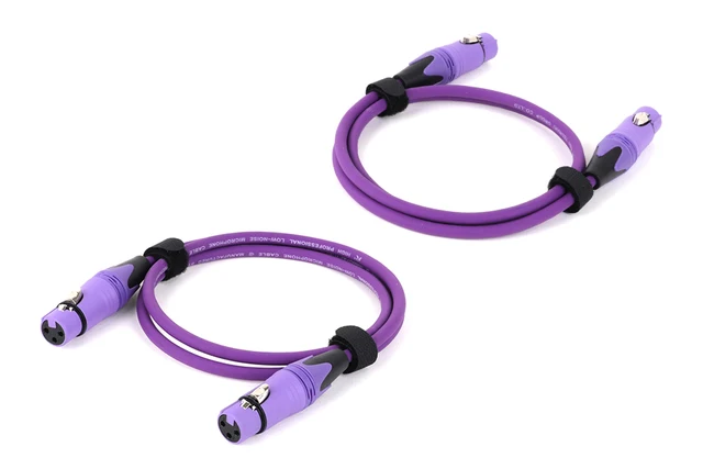 Set Di 5 Cavi XLR Microfono 25 Piedi - Maschio A Femmina 3 - Foto 9