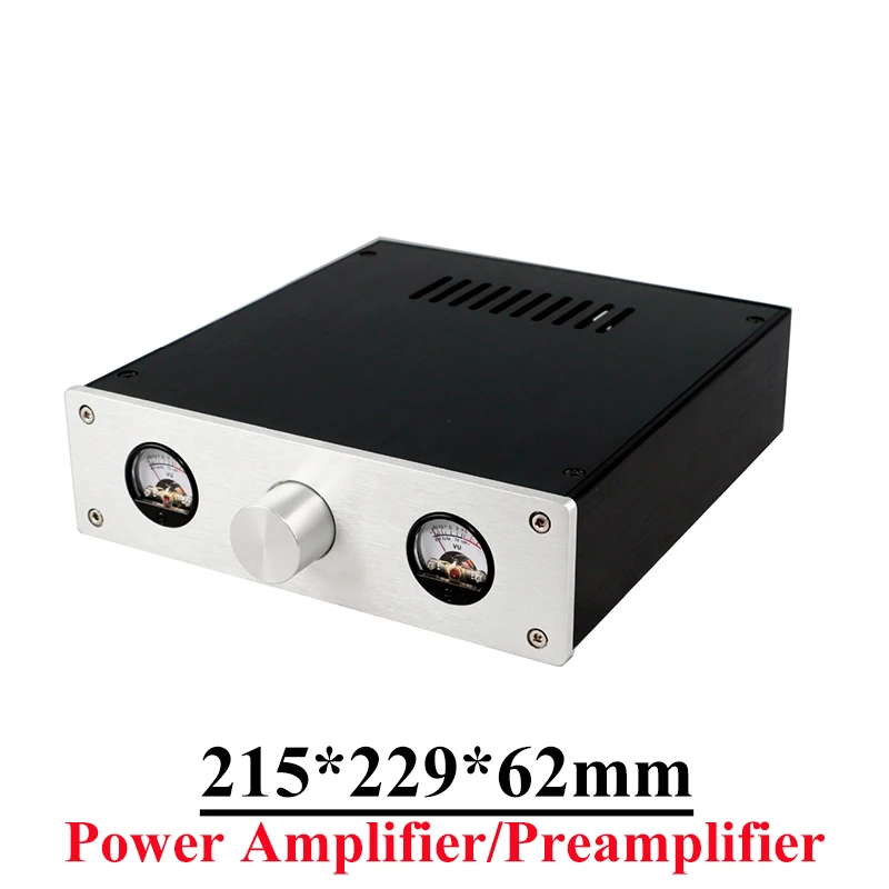 215*229*62mm All Aluminum Headphone Amplifier Chassis Preamplifier Case
