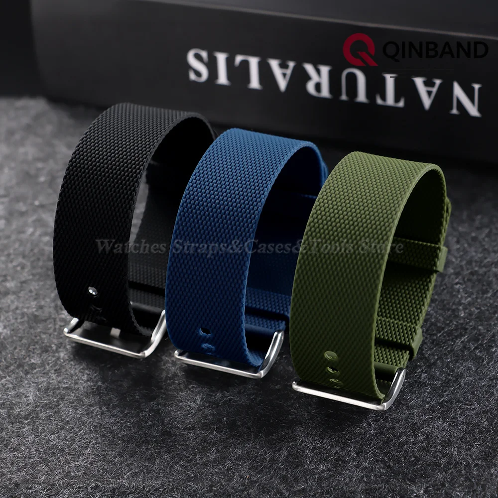 Sport Fashion Waterproof Silicone Watch Strap - Soft Rubber Wristband