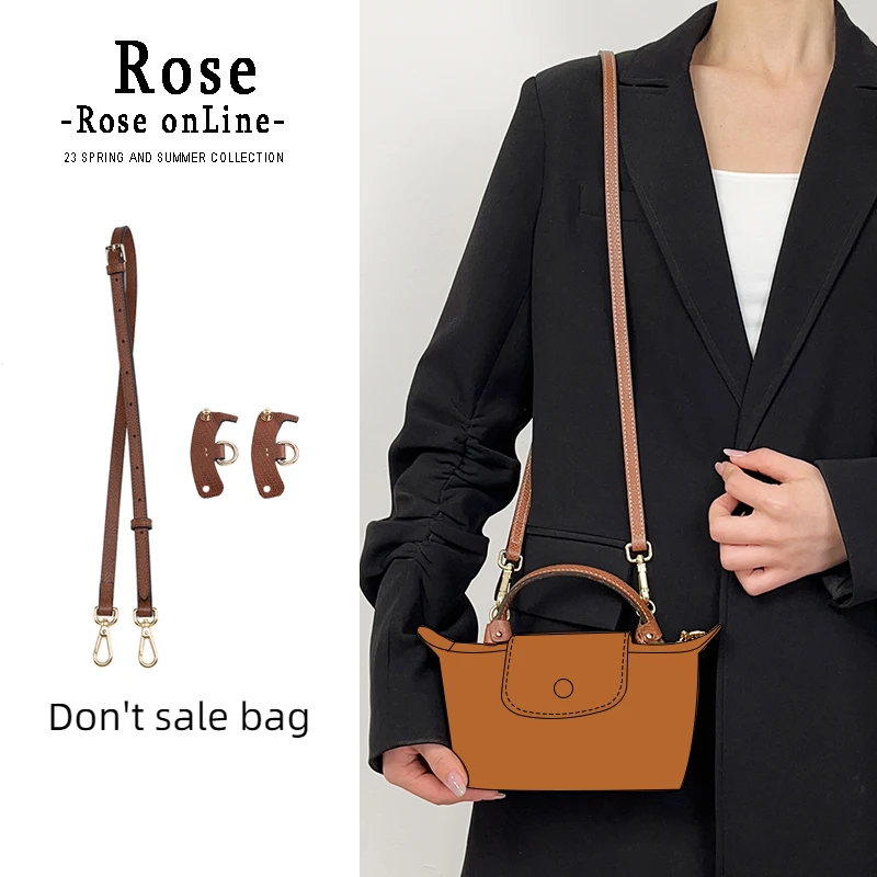 Tracolla Per Longchamp Mini Bag Crossbody Punch-Free Leather Ring Bag Modifica Accessori Per Tracolla Regolabile