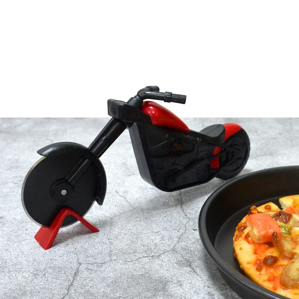 Stainless Steel Pizza Cutter Single Wheel Cut Tools Pizza Chopper Slicer Kitchen Gadget Household Cake Cutter Knives
