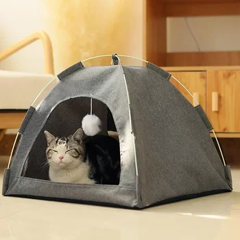Canvas Pet Tent Bed House 2