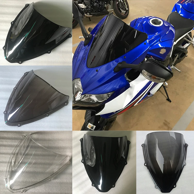 Parabrezza Parabrezza Per 2006 2007 Suzuki Gsxr 600 750 R K6 Deflettore Vento Anteriore Gsxr600 Gsxr750 Gsx-R Gsx-R600 600R Nero