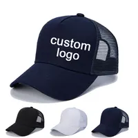 Wholesale Hat Men's Baseball Caps Unisex Casual Decorative Travel Hats Adult Tennis Caps Mesh Hats Custom Embroidery Print Logo 1