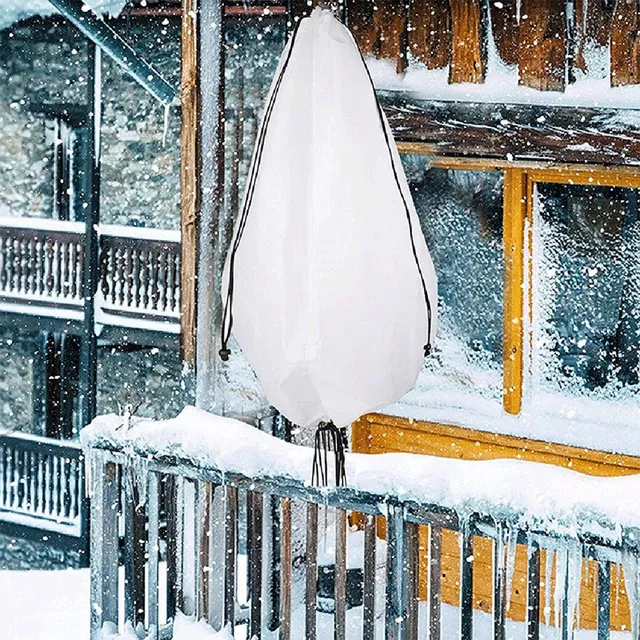 3Db Növényi Burkolatok Fagyaszték Védelme Újrahasznosítható Fagyvédelem, Húzózsinórral Ellátott Vízálló Növény Takaróval - Image 3