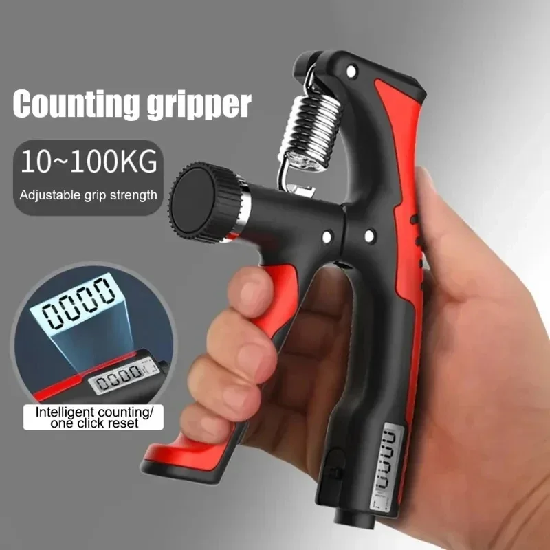 Hand Strengthener Finger Trainer Finger Strength Trainer Forearm Exerciser Wrist Exerciser Hand Grip Trainers Hand Grip Exerciser Hand Exerciser Hand Trainer Hand Dynamometer Strengthen Hand Grip Set 10-100Kg