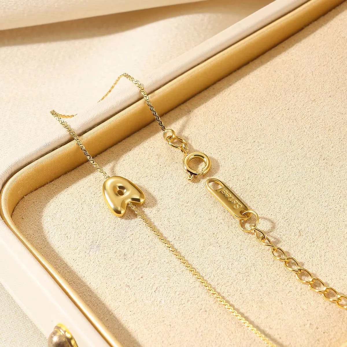 Stainless Steel Letter Bracelet Waterproof For Women