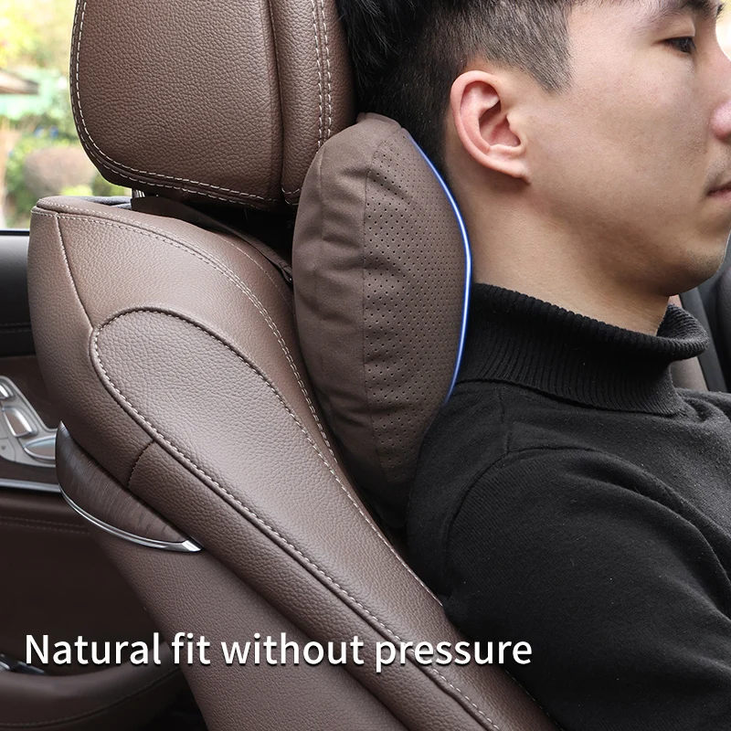 Maybach Design Car Headrest S Class Auto Kopfstütze Neck Pillows Seat  Cushion Suede Black Non-Slip 30 * 25CM Wildleder - AliExpress