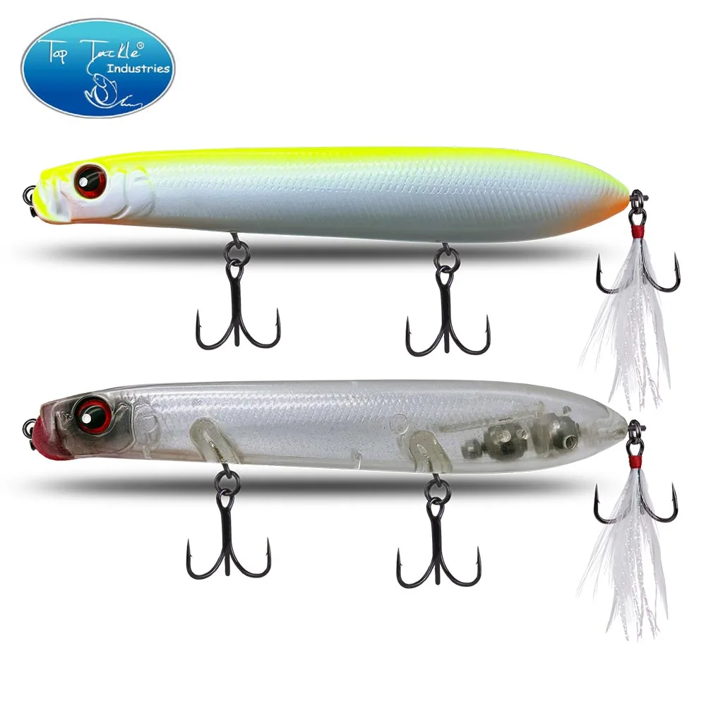 HAIMALUO HOPOPEN Floating Fishing Lures 76mm Pencil Top Water