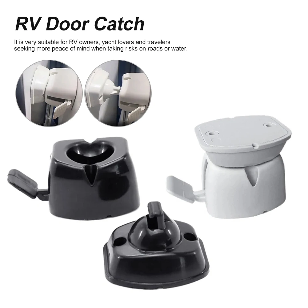 

Multifunctional RV Door Holder Heavy-Duty Plastic Baggage Door Catch Keep The Door Open Tools For RV Yacht Trailer Camper Vans