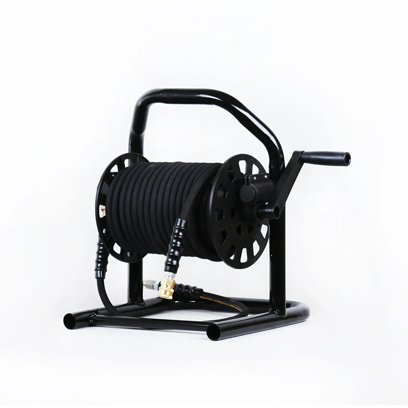 Bison brand 100ft hose 4000 PSI High Pressure Hose Reel for pressure washer  - AliExpress