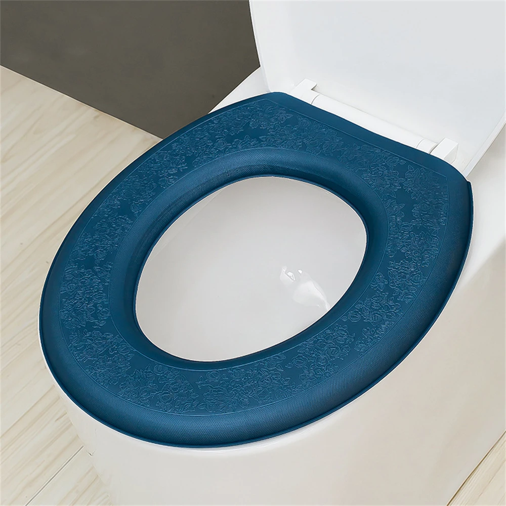 Waterproof Soft Washable Toilet Seat Cushion Mat Cover Accessories