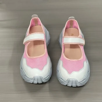 Xingliupi Trendy Grid Comfortable Women's Shoes Casual Shoes Fashion Popular Sneakers for Women Unique Shape Genuine Leather 1