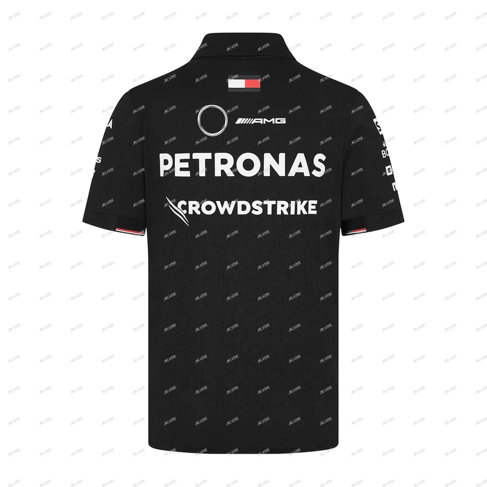 Petronas Jersey Adult Sports Tops Game F1 Teamt Shirt Racing Car Clothing Motorcycle Children Boys Girls Men Tee Kids Polo