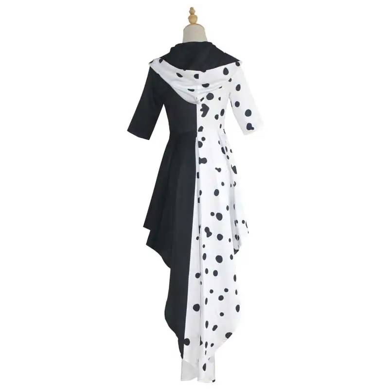 Evil Madame Cruella De Vil Costume Cosplay