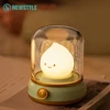 Kerosene LED Night Light Cute Flameless Candle Light with Two Modes USB Rechargeable Dimmable Camping Light For Bedroom Decor 1
