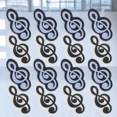20Pcs 미니 음악 노트 지우개 학생을위한 귀여운 작은 지우개 학교 교실 가정 숙제 보상 Tpr 안전하고 사용하기 쉽습니다.