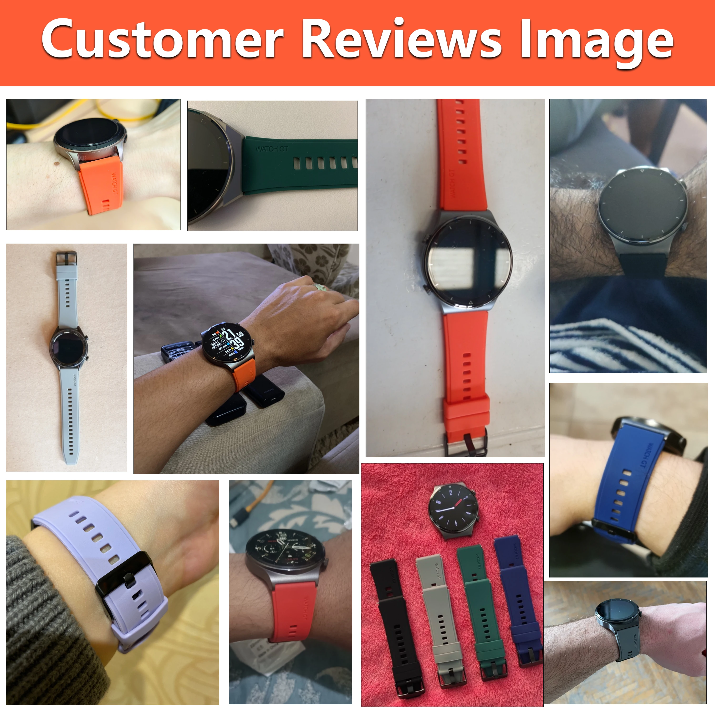 22MM Replacement Silicone Strap for Huawei Watch GT Pro