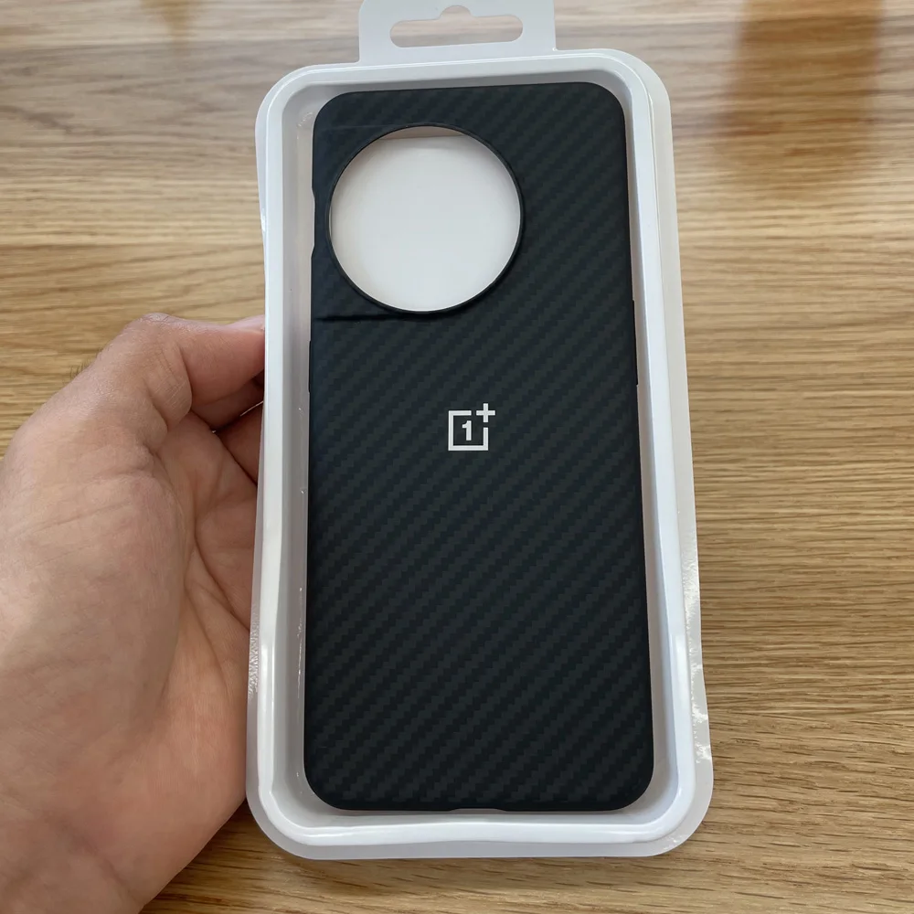 Original Oneplus 11 Case Carbon Sandstone Black Bumper Karbon Protective Cover Case For One Plus 11 5G Smart Phone OPO