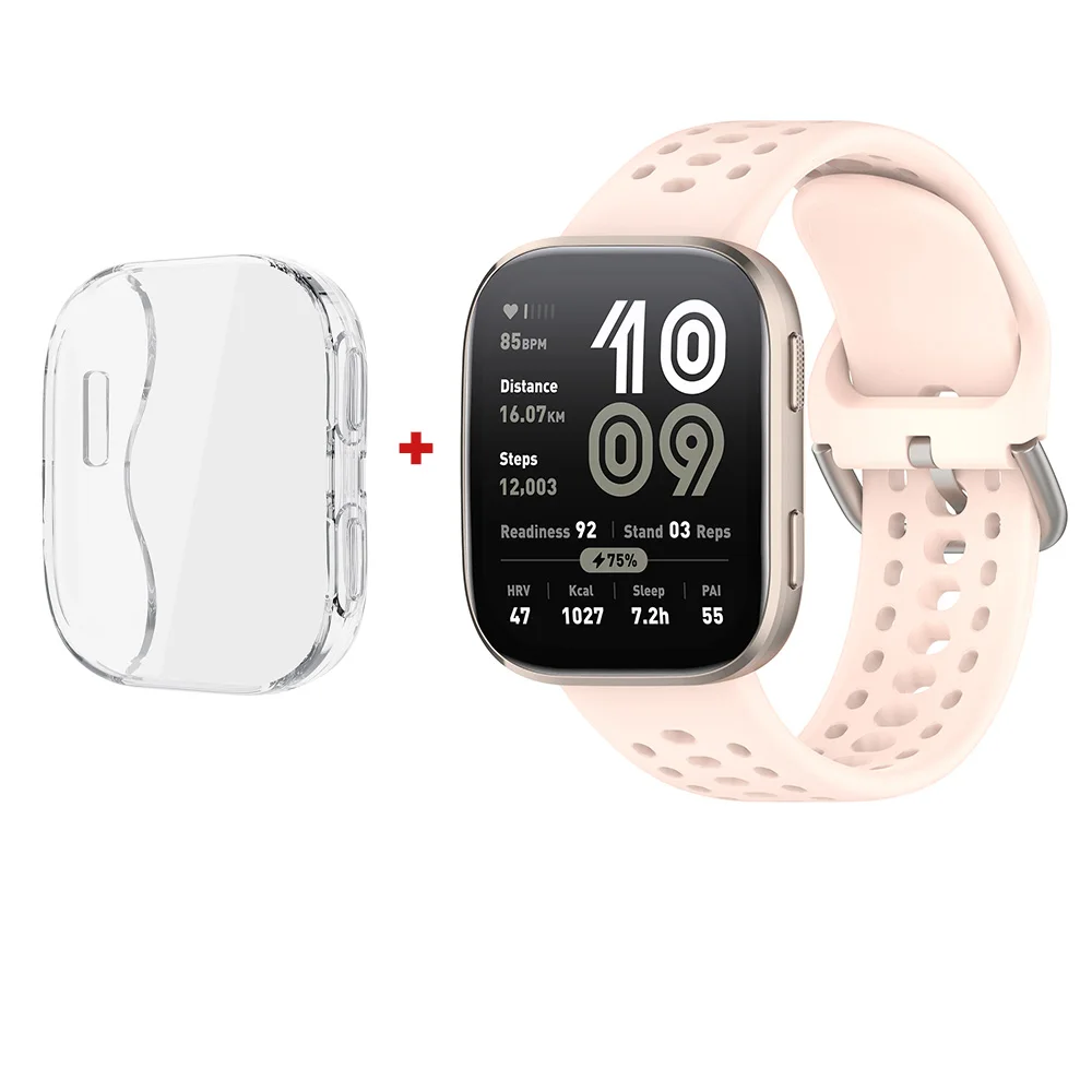 TPU Protective Case with Strap and Full-Coverage Screen Protector