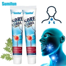 

20g Sumifun Sore Throat Cream Cough Pharyngitis Medical Ointment Dry Itchy Neck Pain Relief Bad Breath Soothing Chinese Medicine