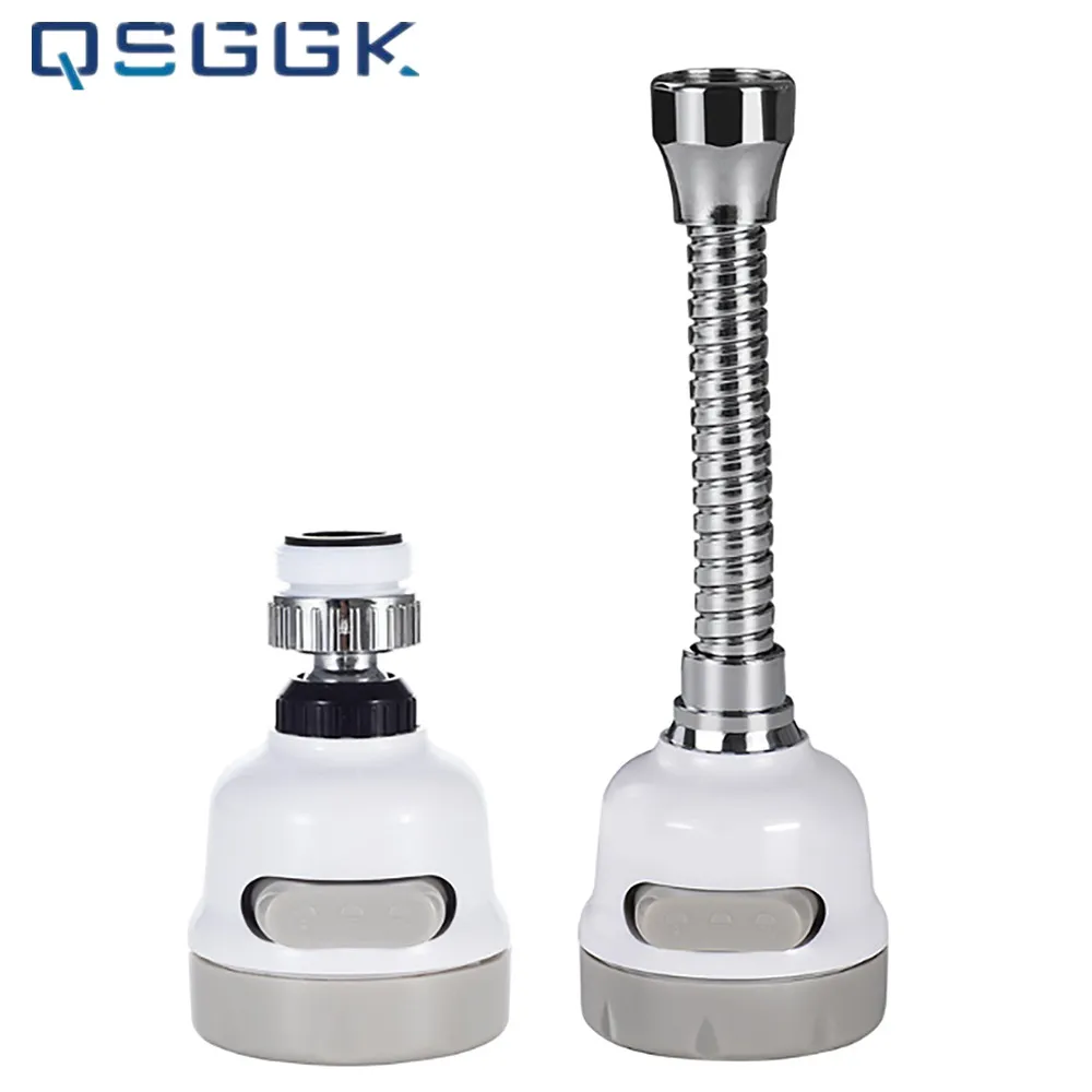 

360° Swivel Faucet Kitchen Aerator Adjustable Three Mode Sprayer Filter Diffuser Water Saving Nozzle Bath Kitchen Accessories