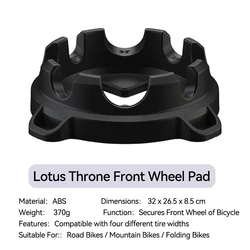 Enhanced Bike Trainer Front Wheel Block (Black)