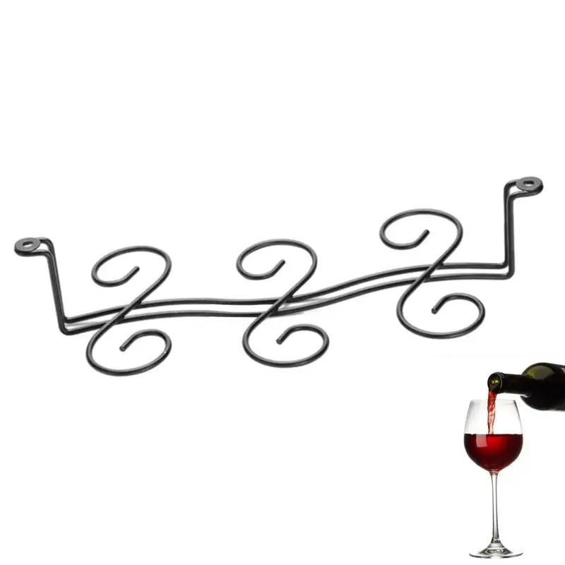 

Стойка для Винных Бокалов, подставка под шкаф, держатель для Винных Бокалов, органайзер, ретро настенная вешалка для Винных Бокалов, стойка для кухни и дома