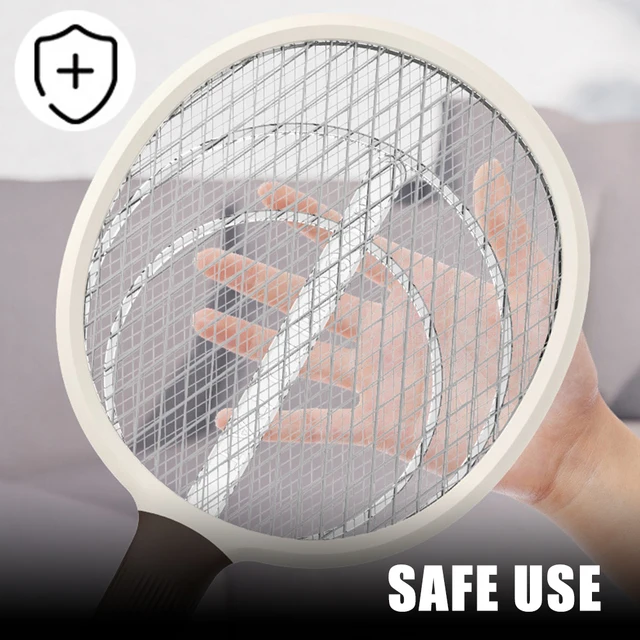 2 Az 1 -Ből Elektromos Szúnyog Gyilkos Lámpa Uv Könnyű Hibás Zapper Csapda Usb Újratölthető Nyári Légy Swatter Rovar Ütő - Image 3