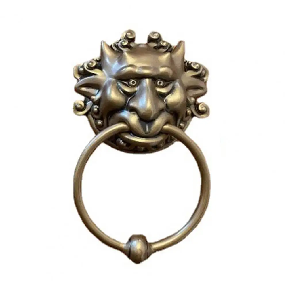 Durable Door Knocker Decorative Practical Large Figurine Classics Gate Knocker