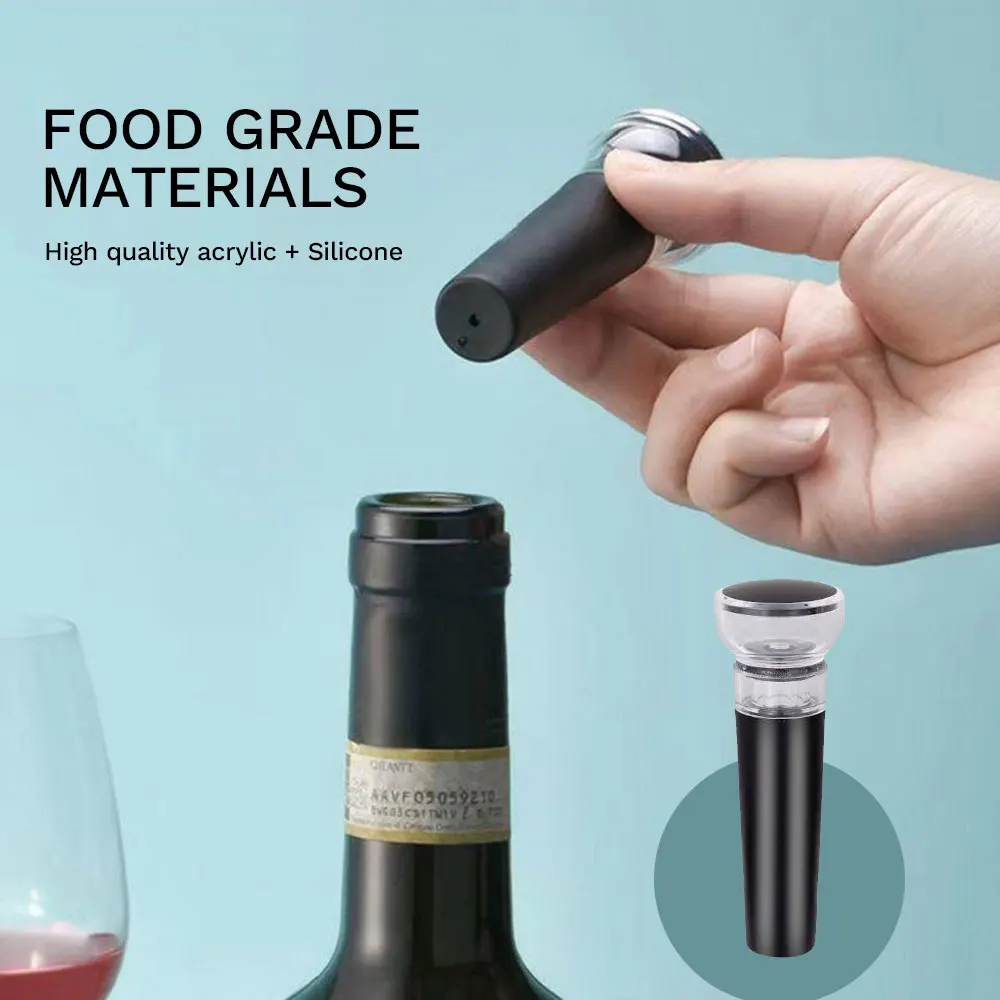 Electric Bottle Opener Automatic Wine Opener with Decanter Wine Pouring Aerator Wine Alcohol Reservoir Portable Kitchen Tools