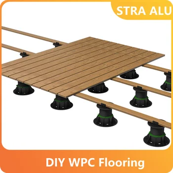 3-Pack Eco-Friendly WPC Deck Tiles 1