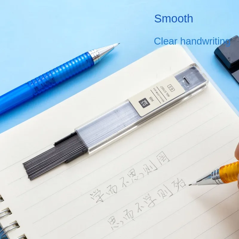 M&G HB Automatic Pencil Refill 0.5mm Resin Pencil Refill Student Exam Drawing Pencil Refill 90mm*20pcs/box 6