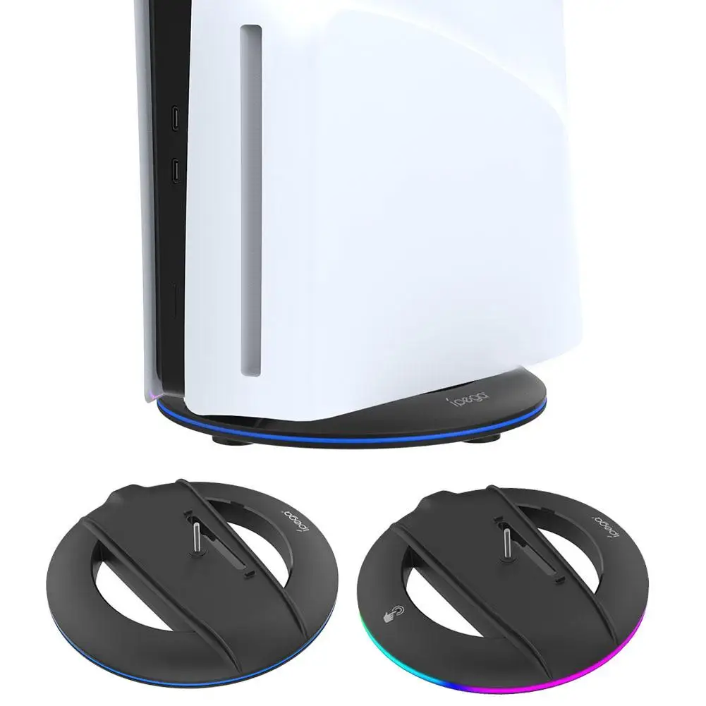 Per Ps5 Slim Console Base Supporto Antiscivolo Accessori Verticali Multifunzionali Supporto Portatile Base Console Game Heat I7A7