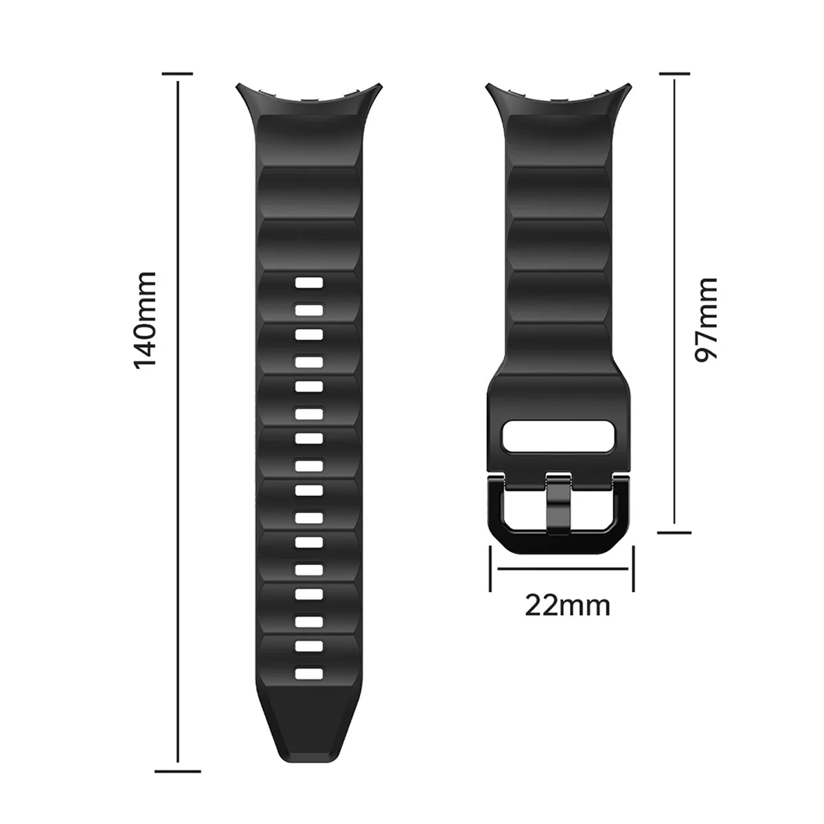 Sofe Silicone Sport Band - Durable Strap