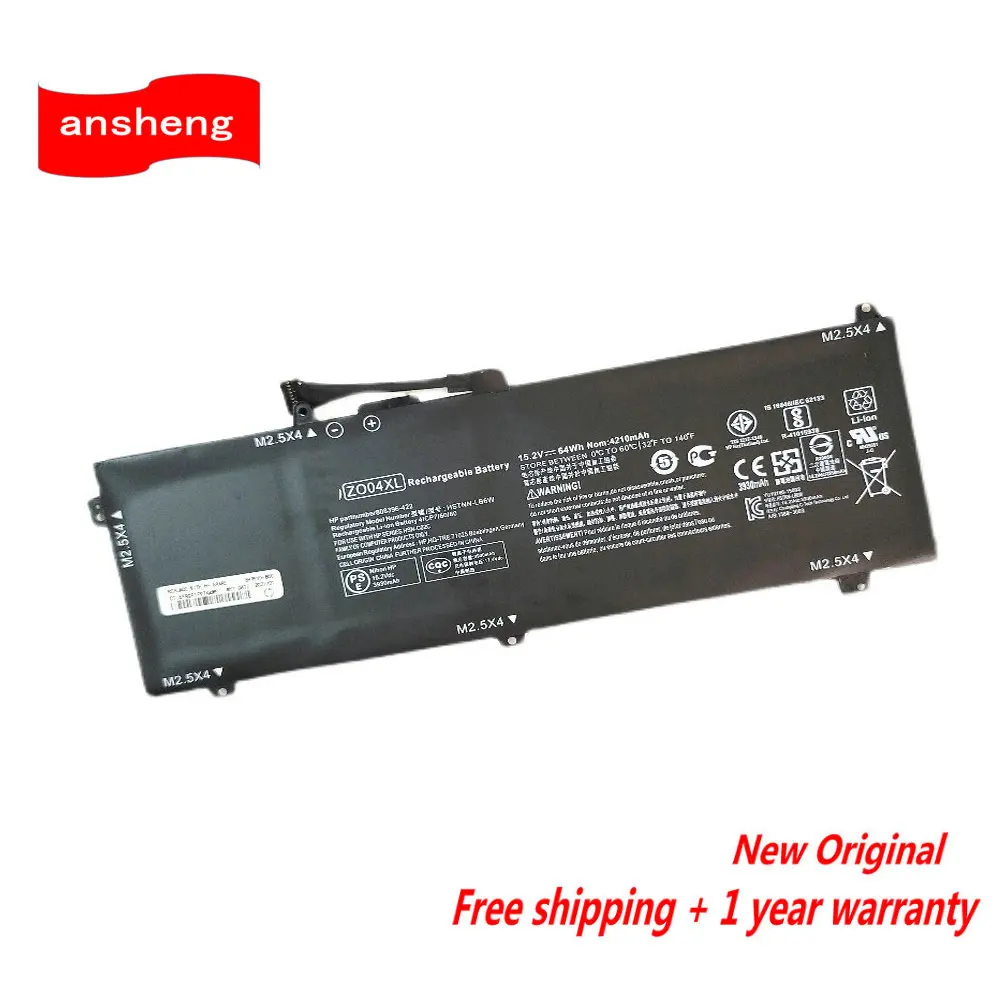 

Original ZO04XL Laptop Battery For HP ZBook Studio G3 G4 808396-421 808450-001 HSTNN-CS8C HSTNN-C88C HSTNN-LB6W ZO04 15.2V 64Wh