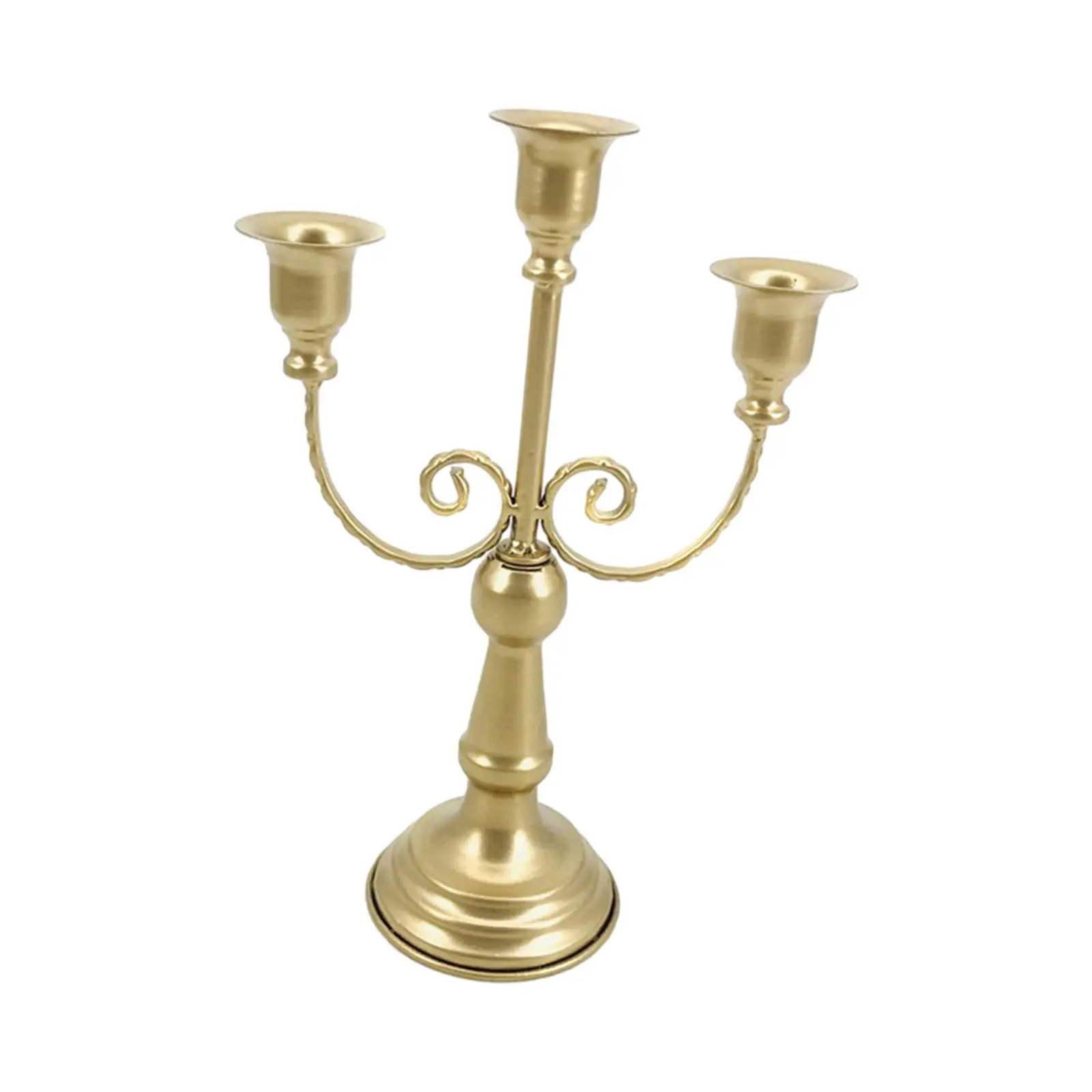 Metal Candelabra Simple Candlestick Holder for Festivals Events Thanksgiving