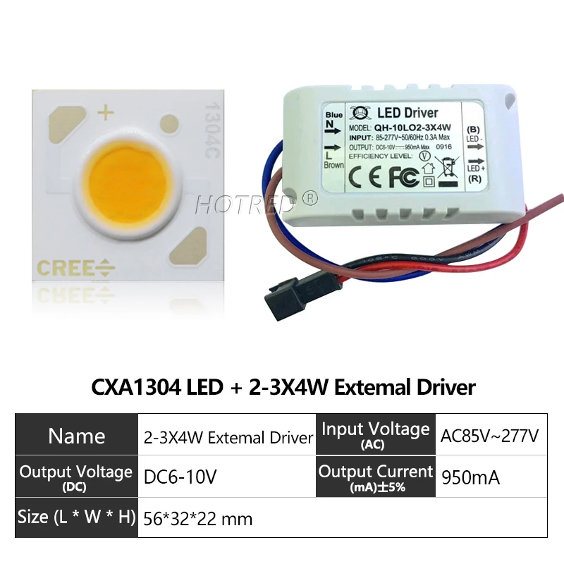 1kit 10W Neutral White 4000k High Power LED Chip + 10Watt Led Driver 12V  24V DC