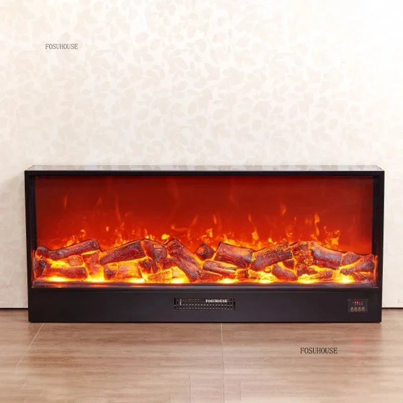 Nordic Fireplaces Core Home Decorative Electric Fireplaces American Living Room Decoration LED Simulation Fake Fire Fireplace