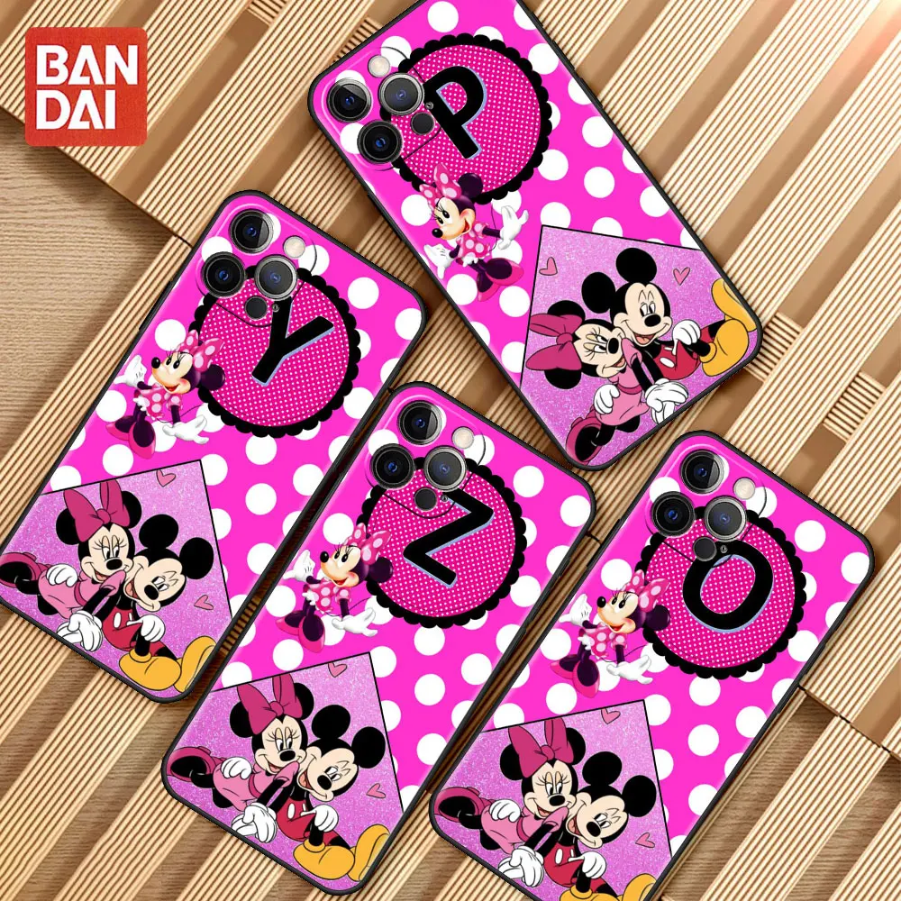 Letter Word Mickey Mouse Case For Apple iPhone 7 8 &amp SE 2020 11 Pro Max 6 6S Plus Phone Cover Shockproof Black Silicone Capas |