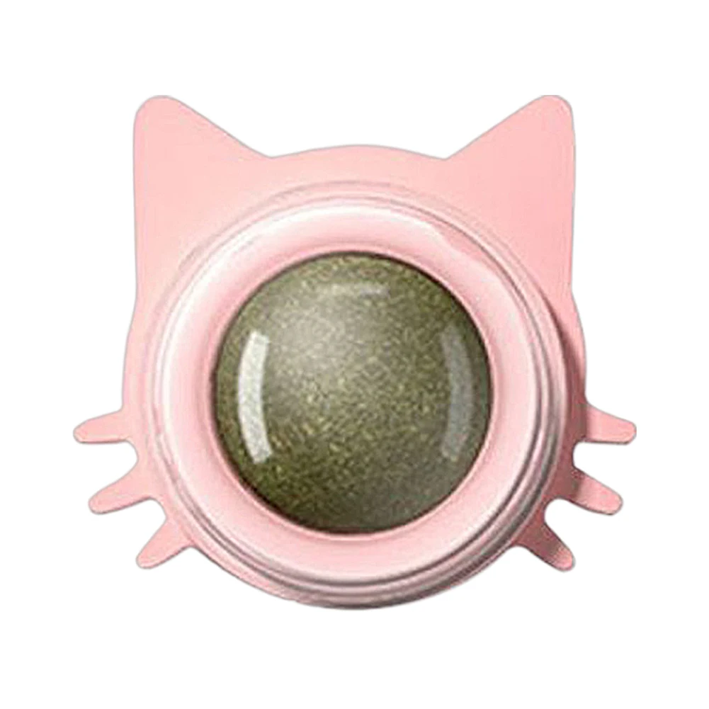Catnip Wall Ball Cat Toys Pet Toys for Cats Clean Mouth Promote Digestion Kitten Candy Licking Snacks Mint Ball Cat Accessories