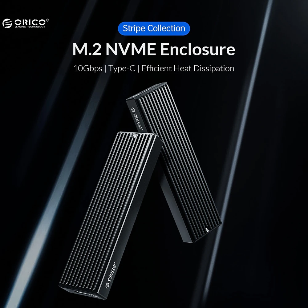 Orico M.2 NVME/SATA SSD Enclosure Type-C Solid State Drive Mobile Case HDD Case With Cable For M2 SSD Box 10Gbps/5Gbps/20Gbps external hard drive case ssd enclosure hard drive enclosure hdd case enclosure