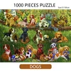 69*51cm 1000PCS Paper Jigsaw Puzzle Pet Garden Animals Painting Educational Entertainment Adult Children Toys Christmas Gift 1