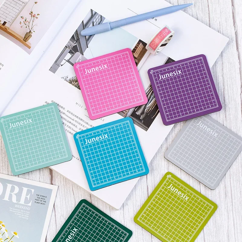 Cutting Mat Colorful Mini Model Cutting Mat Engraving Pad Art Supplies 1PC 8*8cm for School Tools