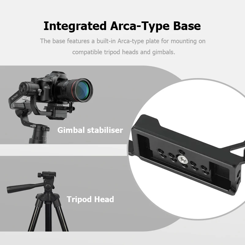 HDRIG for Sony A1 Half Cage with Arca-Type Base & NATO Rail & Shoe Mount for Monitor Light Mic DIY Accessory