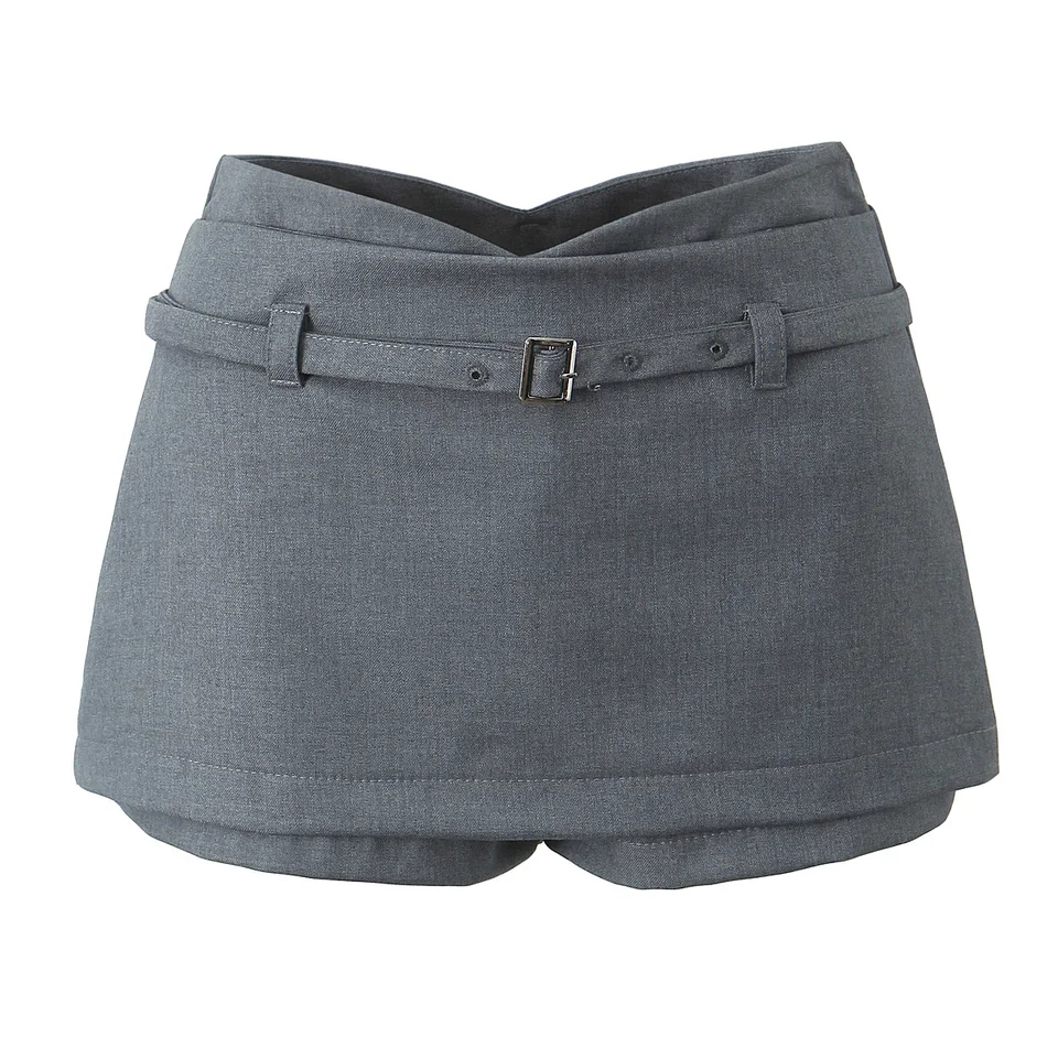 Jupe Maje avec Détail Ceinture en Cuir Noir ref.1031242 - Joli Closet Jupe Maje avec Détail Ceinture en Cuir Noir ref.1031242 - Joli Closet